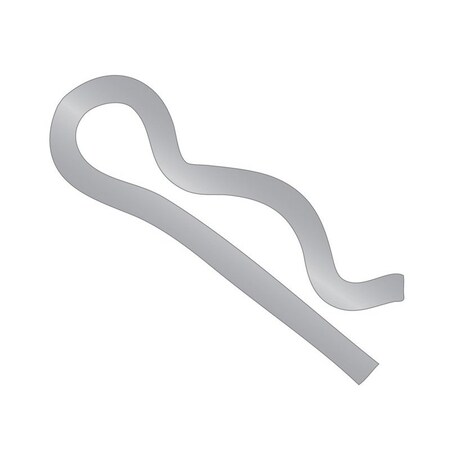 Heritage Industrial Bridge Cotter Pin, 0.054 in Dia, 3/4 in L, Stainless Steel, 1 PK BPS-236